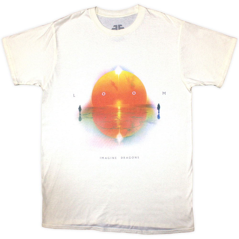 Imagine Dragons - Loom Sunset Heren Tshirt - Creme